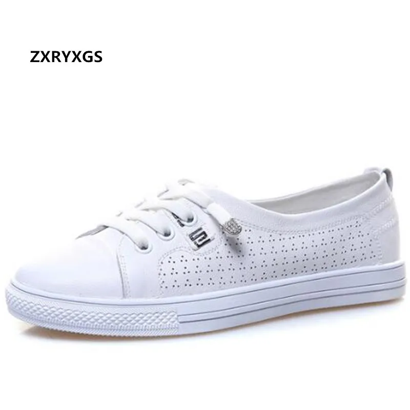 Top Soft Cowhide Breathable Shoes Woman Sneakers Casual Shoes 2020 New Summer Autumn Leather Shoes Flat Sandals Fashion Shoes
Top Soft Cowhide Breathable Shoes Woman Sneakers Casual Shoes 2020 New Summer Autumn Leather Shoes Flat Sandals Fashion Shoes