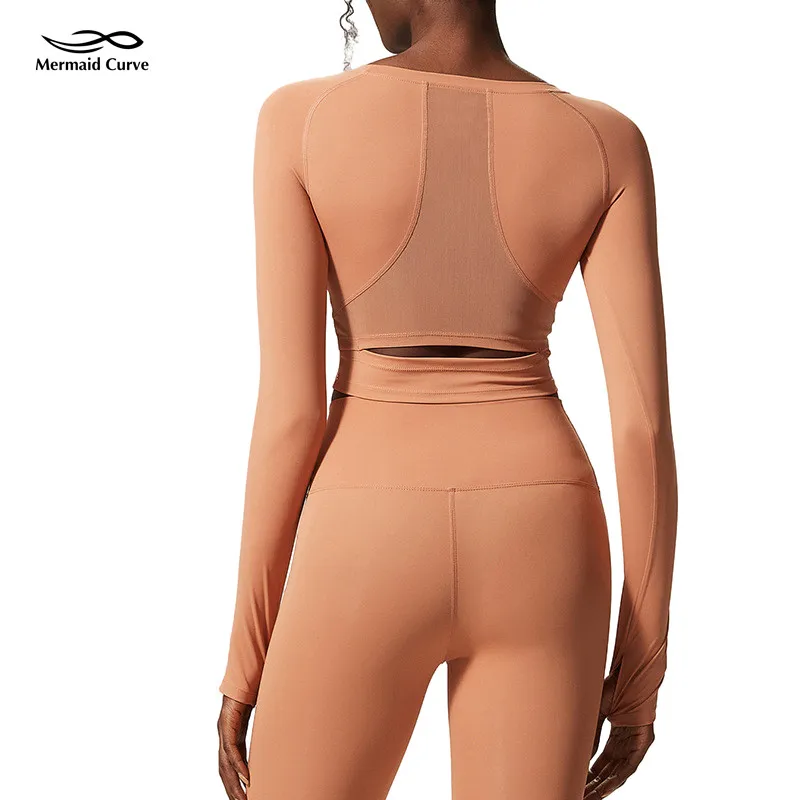 Женские футболки для йоги, футболки с длинным рукавом для бега, сетчатый Быстросохнущий Спортивный костюм для фитнеса, тренажерного зала, у...
Женские футболки для йоги, футболки с длинным рукавом для бега, сетчатый Быстросохнущий Спортивный костюм для фитнеса, тренажерного зала, у...