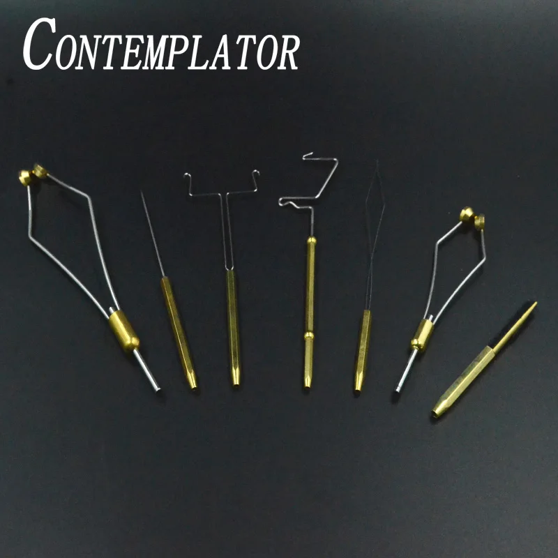Essential 7pcs Quintessential Fly Tying Tool Combo Bodkin/Bobbin Threader/Teaser/Bobbin Holder/Whip Finisher/Dubbing Twister Set
Essential 7pcs Quintessential Fly Tying Tool Combo Bodkin/Bobbin Threader/Teaser/Bobbin Holder/Whip Finisher/Dubbing Twister Set
