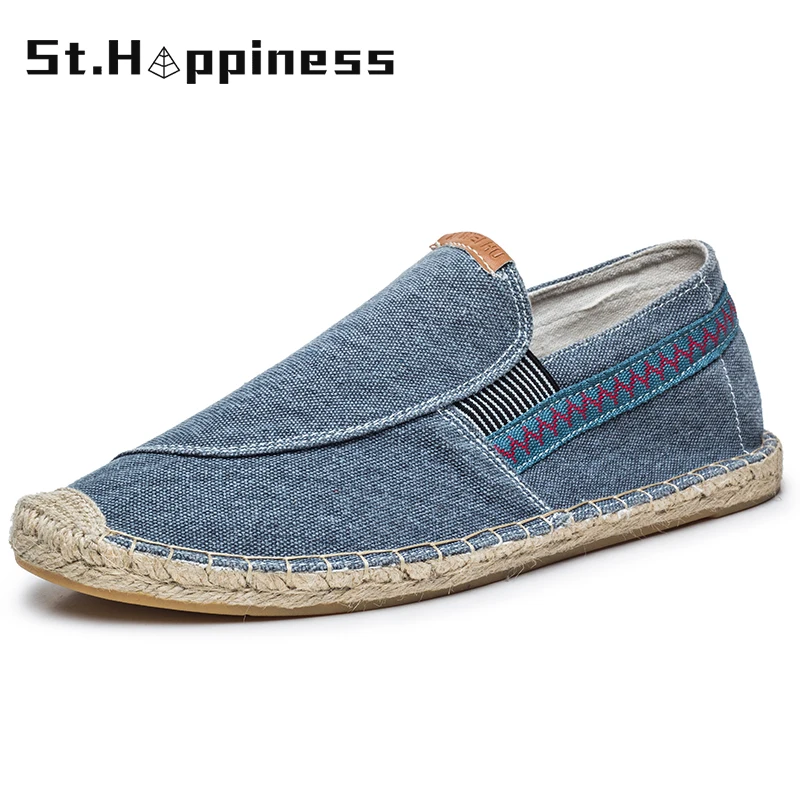 2021 Summer New Men's Linen Casual Shoes Handmade Weaving Fisherman Shoes Fashion Holiday Flat Espadrilles Beach Shoes Big Size 
2021 Summer New Men's Linen Casual Shoes Handmade Weaving Fisherman Shoes Fashion Holiday Flat Espadrilles Beach Shoes Big Size