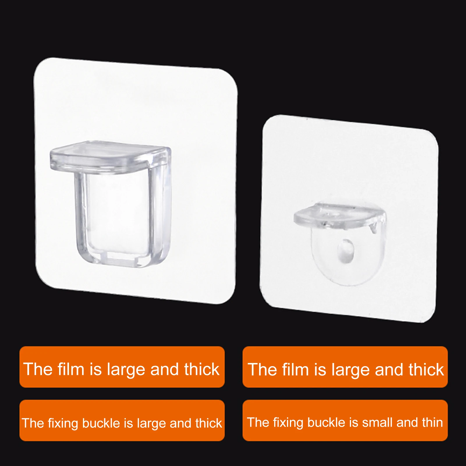 10 PCS 6*6cm Sticky Hooks Reinforced And Upgraded Non-trace Adhesive Laminate Support Super-strong Load-bearing
10 PCS 6*6cm Sticky Hooks Reinforced And Upgraded Non-trace Adhesive Laminate Support Super-strong Load-bearing