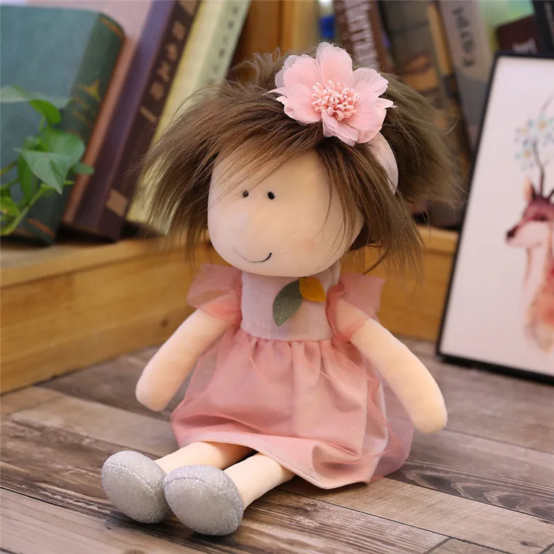 Красивая кукла с пушистыми волосами сделай сам мягкие игрушки детские для
