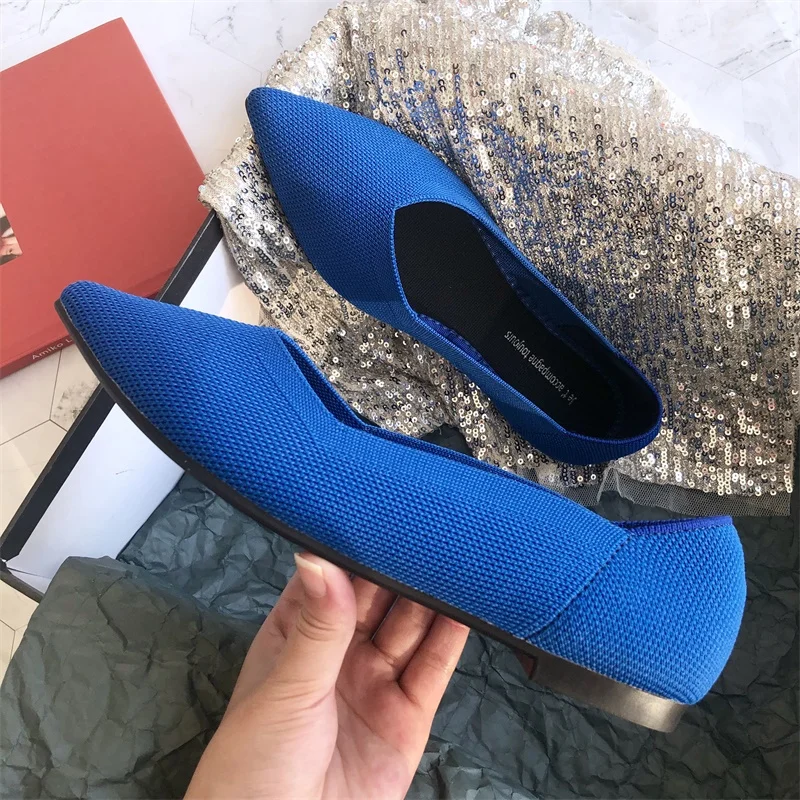Maggie's Walker Women's Spring Casual Shoes Soft Bottom Mixed-color Knitted Flats Pointed Shallow-mouth Flats Size 35~39
Maggie's Walker Women's Spring Casual Shoes Soft Bottom Mixed-color Knitted Flats Pointed Shallow-mouth Flats Size 35~39