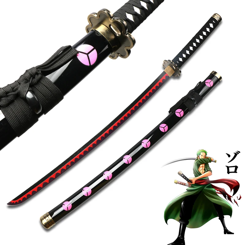 

Коллекция хобби One Piece Roronoa Zoro Katana бамбуковое лезвие мечи «анимэ» для косплея Kitetsu shisui меч