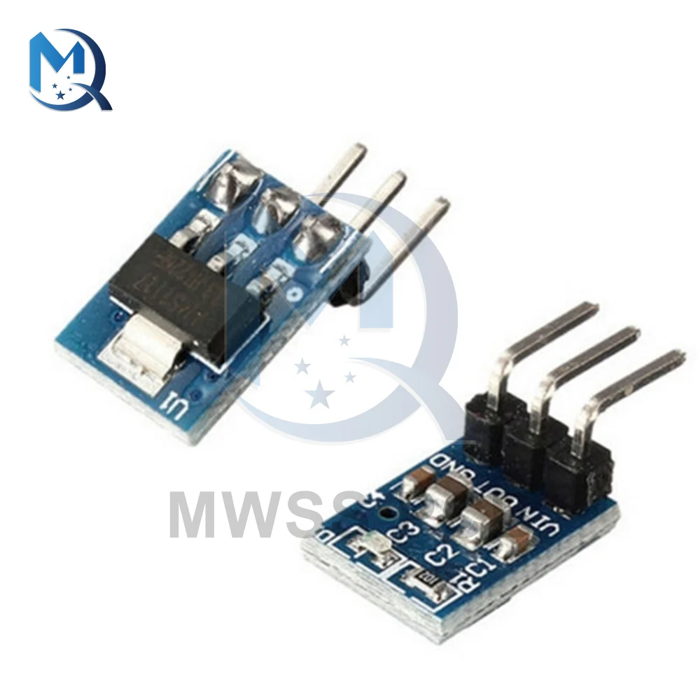 2Pcs AMS1117 Step Down Buck Converter Power Supply Module DC Voltage Regulator 800mA 4.2V-10V To 3.3V Adjustable Boost Board
2Pcs AMS1117 Step Down Buck Converter Power Supply Module DC Voltage Regulator 800mA 4.2V-10V To 3.3V Adjustable Boost Board