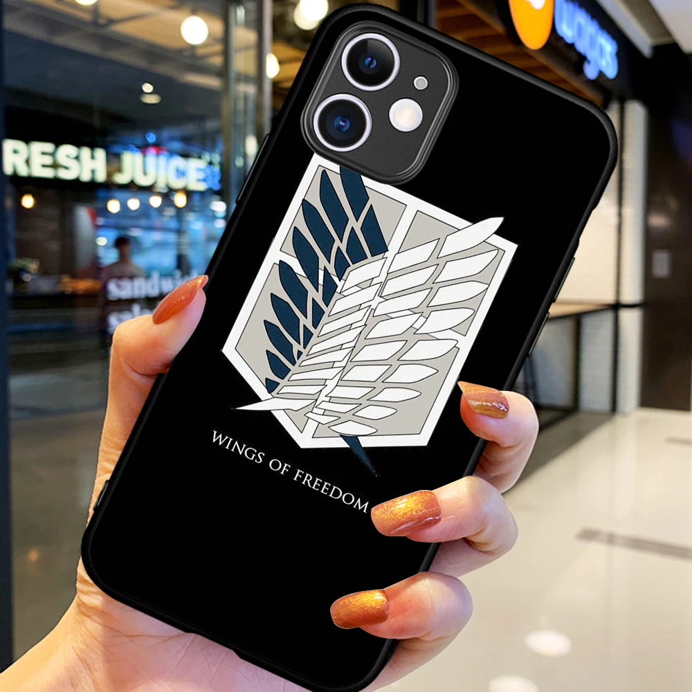 Hot Anime Attack On Titan Phone Case For iPhone 12 Mini Pro Max 5 6 6S 7 8 SE Plus X XS XR 11 Pro Max coque funda Silicone Cover
Hot Anime Attack On Titan Phone Case For iPhone 12 Mini Pro Max 5 6 6S 7 8 SE Plus X XS XR 11 Pro Max coque funda Silicone Cover