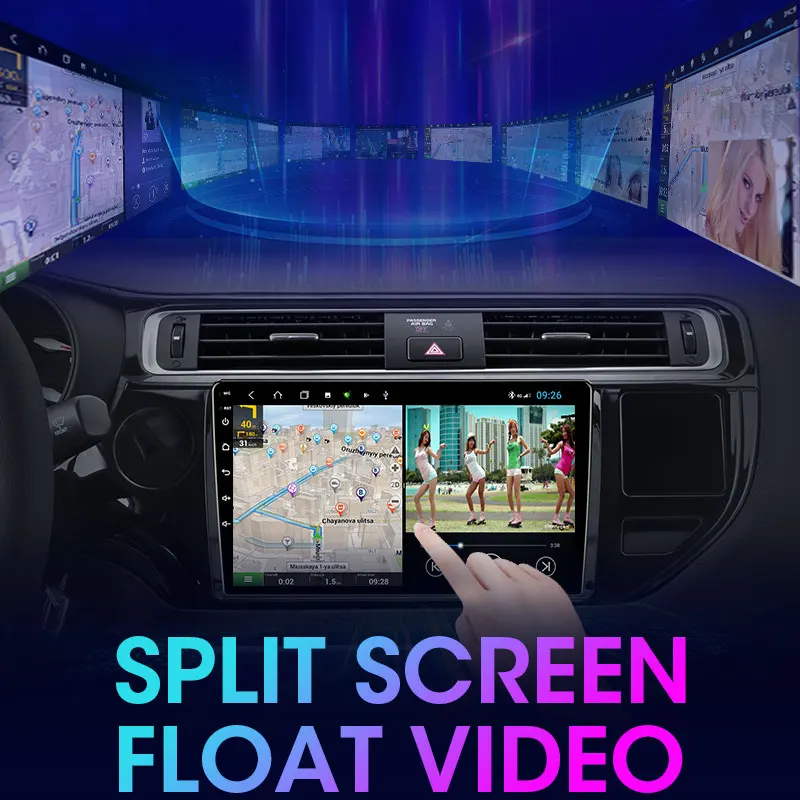 Мультимедийная магнитола на Android 9 0 с Wi-Fi видеоплеером и GPS-навигацией для Kia RIO 4 K3