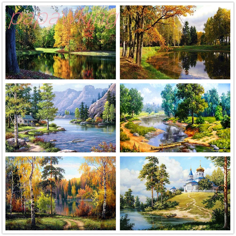 DIY Scenic Diamond Painting Full Diamond Forest River Plant Cross Stitch Kit Art Rhinestone Embroidery Home Decoration Pictures
DIY Scenic Diamond Painting Full Diamond Forest River Plant Cross Stitch Kit Art Rhinestone Embroidery Home Decoration Pictures