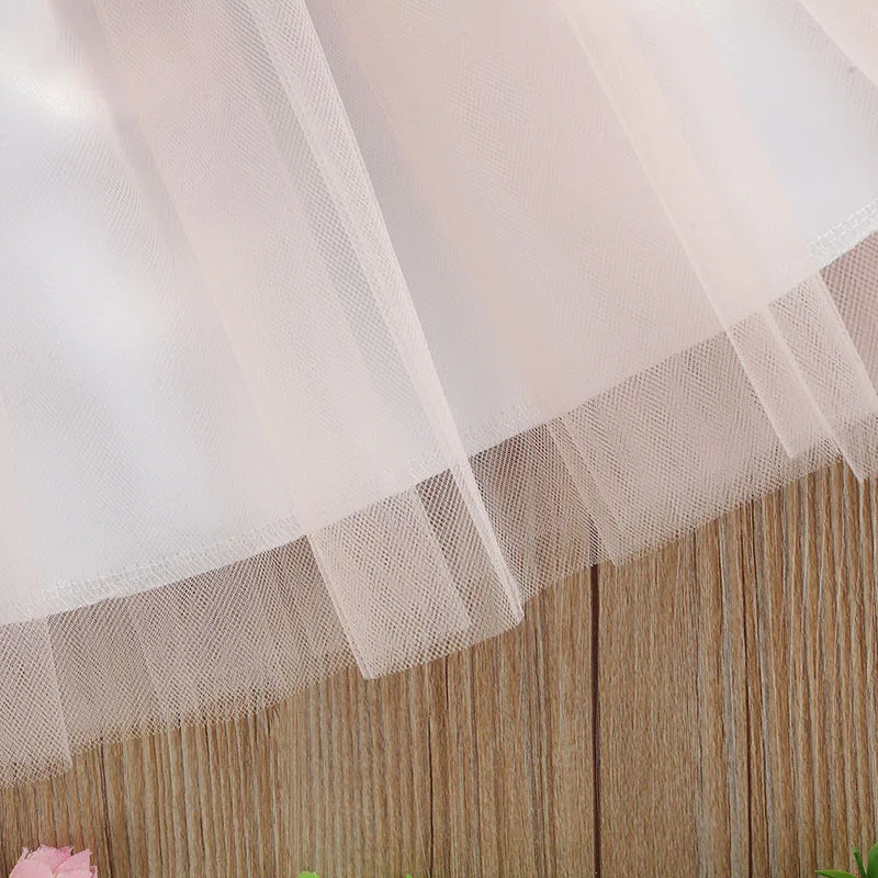 Baby Clothes Little Girls Tulle Dress Cute Ruffle Sleeve Crew Neck Floral Lace Princess Dress With Bow Sash Children's Clothing
Baby Clothes Little Girls Tulle Dress Cute Ruffle Sleeve Crew Neck Floral Lace Princess Dress With Bow Sash Children's Clothing