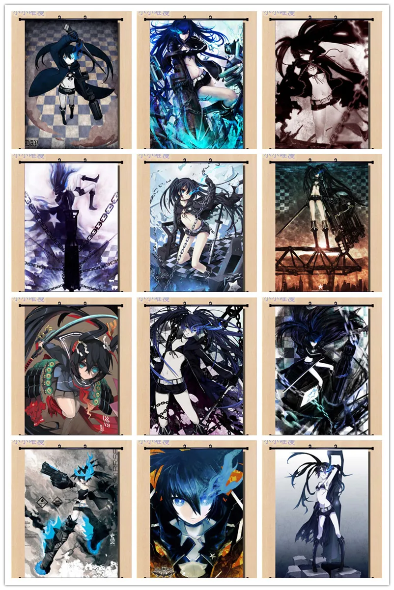 Coscase Japanese Anime BLACK ROCK SHOOTER Characters Black Devil Girl Home Decor Wall Scroll Poster Decorative Pictures
Coscase Japanese Anime BLACK ROCK SHOOTER Characters Black Devil Girl Home Decor Wall Scroll Poster Decorative Pictures