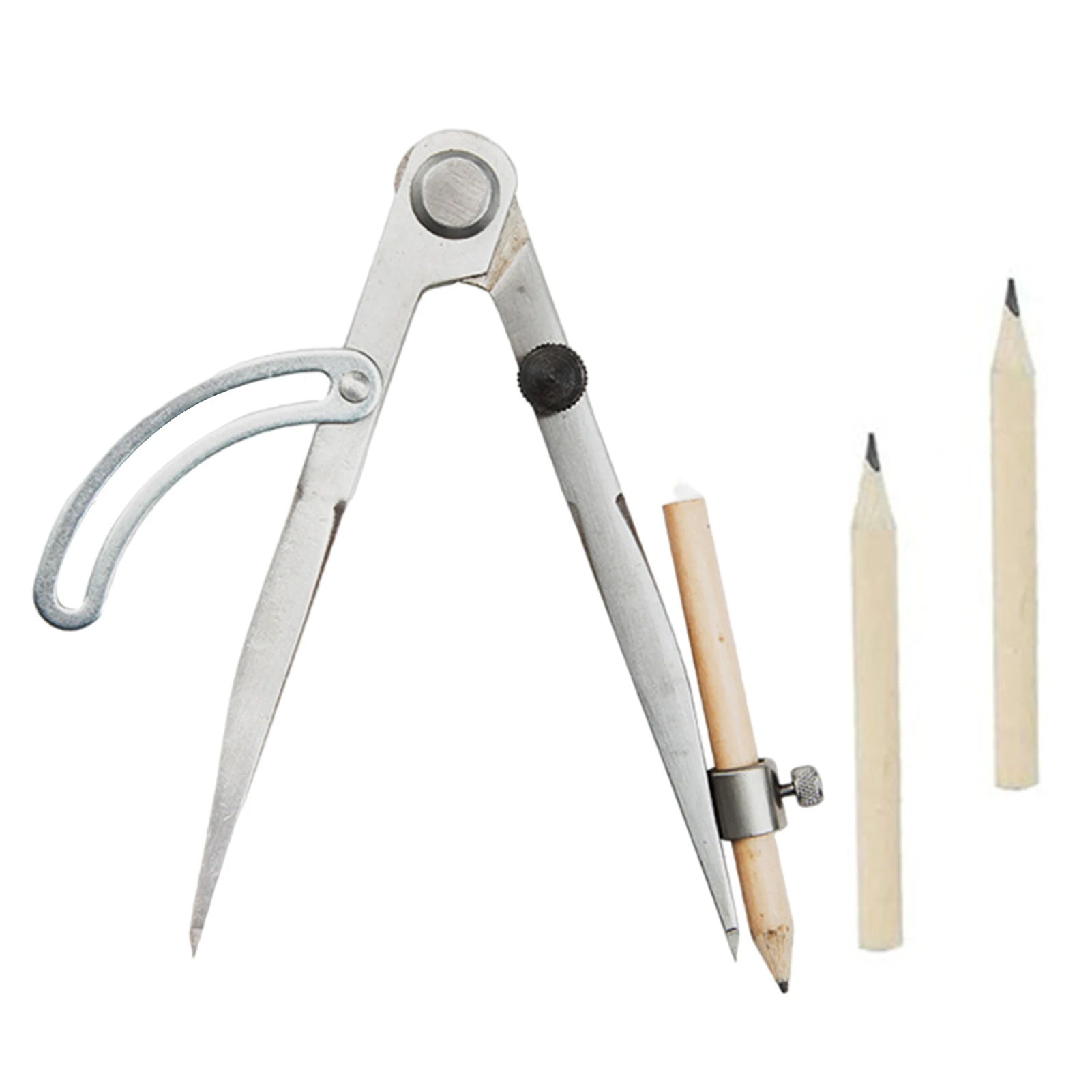 Sewing Leather Metal Craft Tool CompassMetal Wing Divider Scribe Tool Leather Compass With Pencil Holder Adjustable Noble
Sewing Leather Metal Craft Tool CompassMetal Wing Divider Scribe Tool Leather Compass With Pencil Holder Adjustable Noble