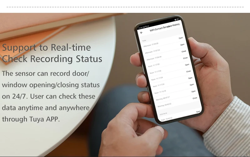 Tuya Smart WiFi Door Sensor Door Open / Closed Detectors WiFi App Notification Home Alert security support Alexa Google Home
Tuya Smart WiFi Door Sensor Door Open / Closed Detectors WiFi App Notification Home Alert security support Alexa Google Home