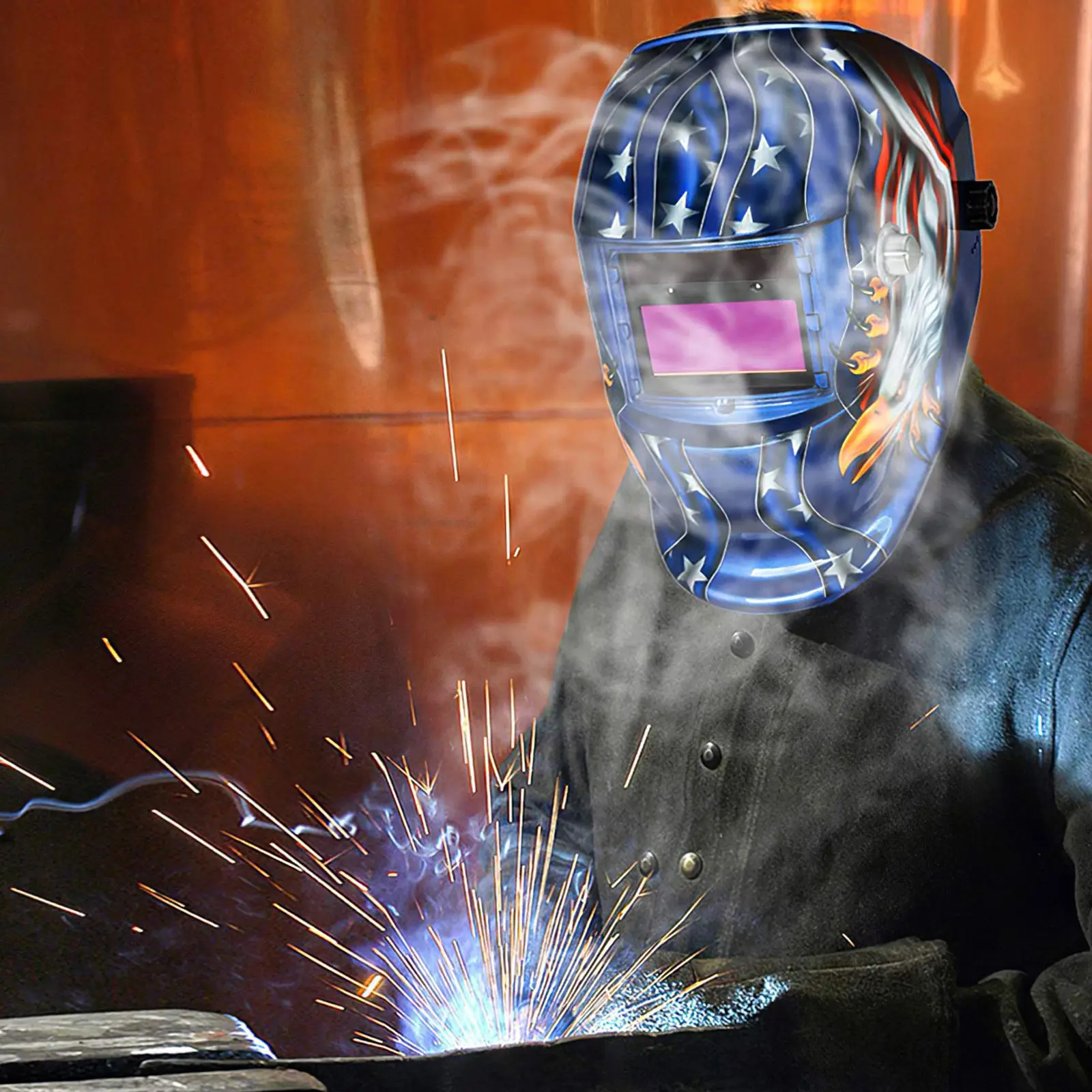 Solar Powered Auto Darkening TIG MIG Electric Welding Mask Helmet Welder Cap Lens for Welding Machine Plasma Cutter
Solar Powered Auto Darkening TIG MIG Electric Welding Mask Helmet Welder Cap Lens for Welding Machine Plasma Cutter