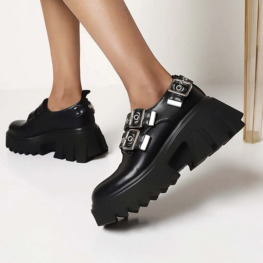 2021 plus size Brand New Female Spring Buckle Platform Gothic Chunky Heel Shoes Punk Women Pumps Casual Slip On Stylish Pumps
2021 plus size Brand New Female Spring Buckle Platform Gothic Chunky Heel Shoes Punk Women Pumps Casual Slip On Stylish Pumps