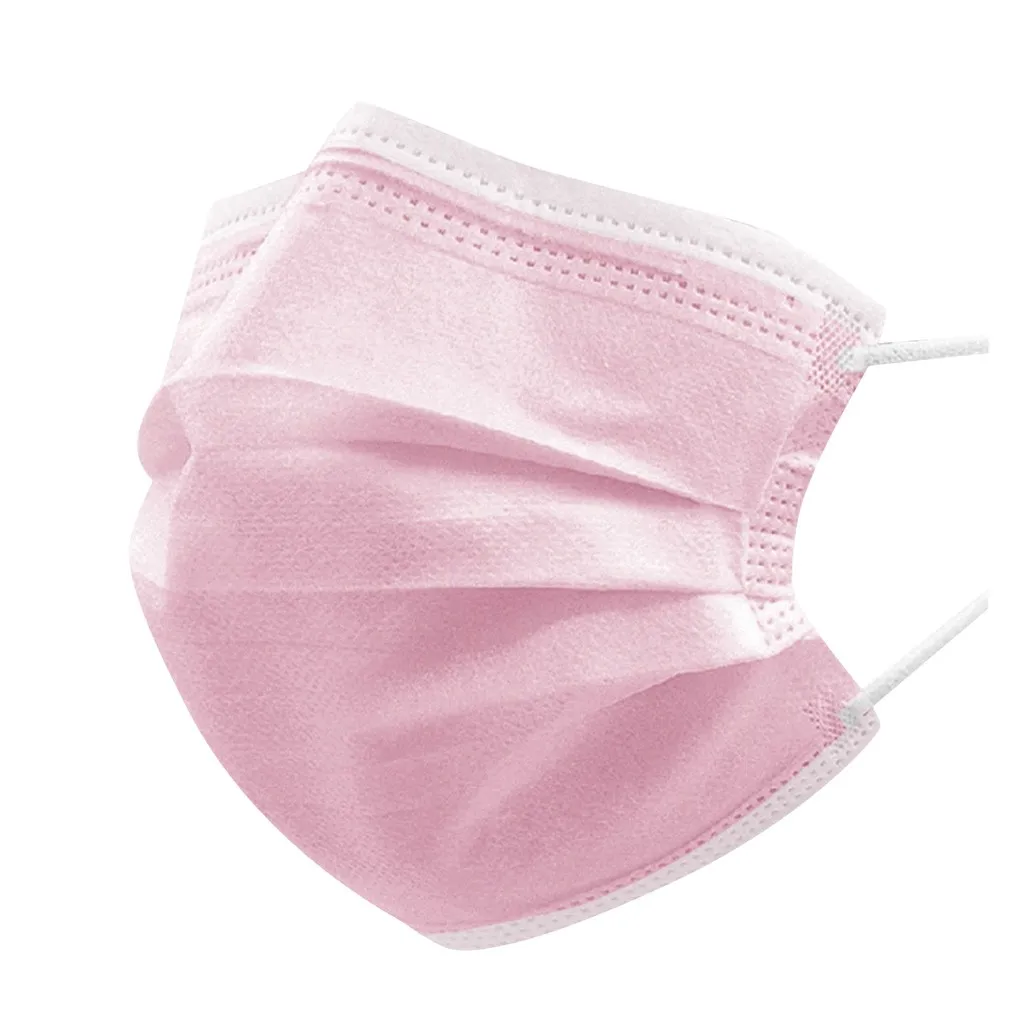 1/10/30/60Pcs Pink Disposable Facemasks Non-woven 3-layer Earloop Face Mouth Masks Face Mask Outdoor Halloween Cosplay
1/10/30/60Pcs Pink Disposable Facemasks Non-woven 3-layer Earloop Face Mouth Masks Face Mask Outdoor Halloween Cosplay
