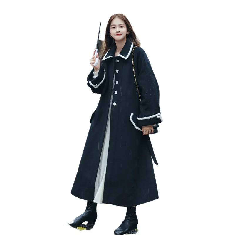 Women Autumn Winter Long Overcoat Outwear Coat Loose Plus Size Cardigans Long Sleeve Manteau Femme Hiver Elegant Thicken 2020
Women Autumn Winter Long Overcoat Outwear Coat Loose Plus Size Cardigans Long Sleeve Manteau Femme Hiver Elegant Thicken 2020