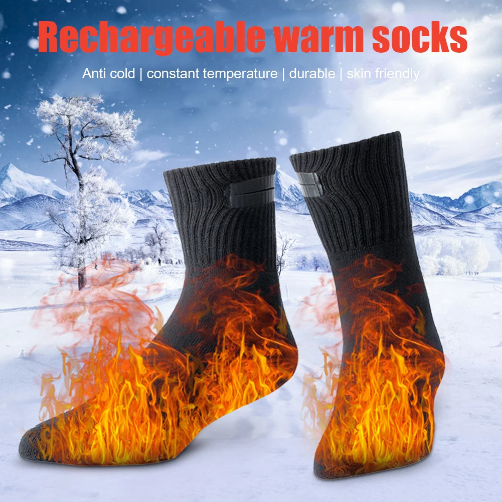 Electric Heated Socks Rechargeable Battery Warmer Socks For Chronically Cold Feet Heating Socks Winter Outdoor Skiing Heated
Electric Heated Socks Rechargeable Battery Warmer Socks For Chronically Cold Feet Heating Socks Winter Outdoor Skiing Heated