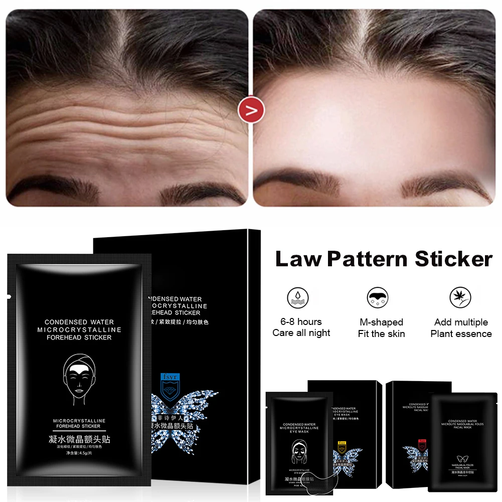 Eye Mask Patch Nasolabial Folds Film Forehead Wrinkles Fade Anti-wrinkle Firming Collagen Gel Law Pattern Sticker
Eye Mask Patch Nasolabial Folds Film Forehead Wrinkles Fade Anti-wrinkle Firming Collagen Gel Law Pattern Sticker