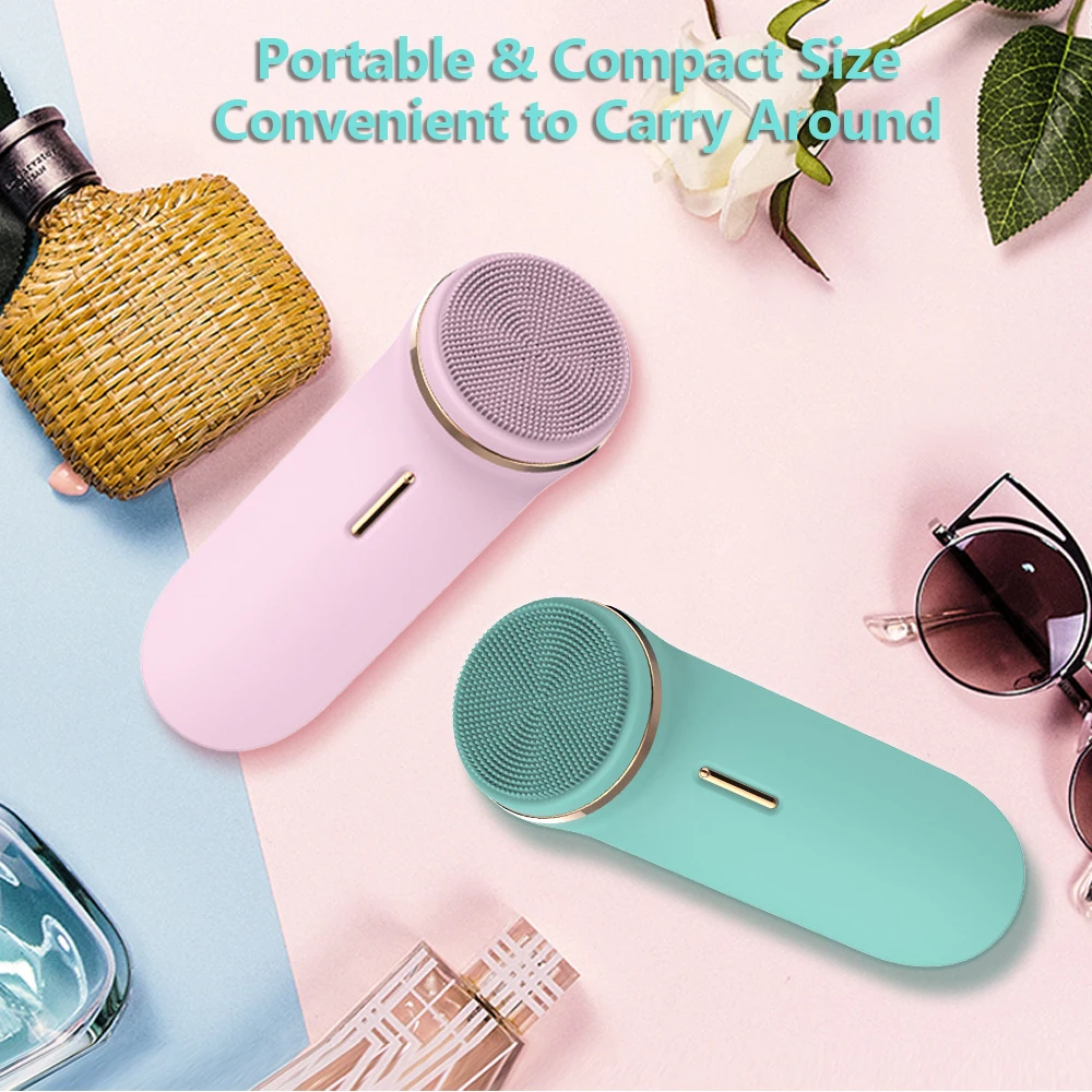 2 in 1 Electric Facial Deep Pore Cleanser Rechargeable Waterproof Silicone Vibration Face Massager Face Cleansing Brush
2 in 1 Electric Facial Deep Pore Cleanser Rechargeable Waterproof Silicone Vibration Face Massager Face Cleansing Brush