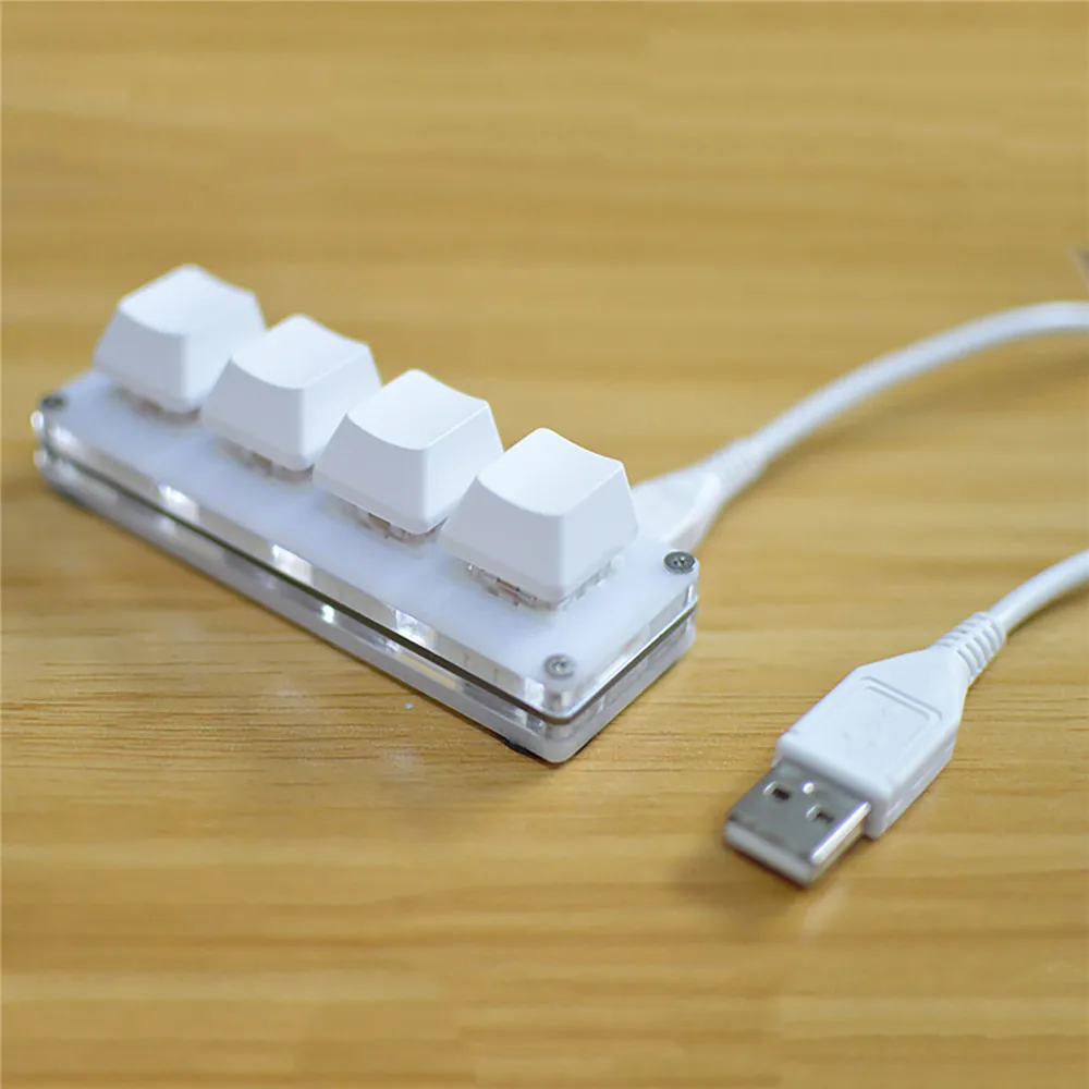 4-key USB Keyboard DIY Custom Shortcuts Keypad for Android/Raspberry Pi Keyboard
4-key USB Keyboard DIY Custom Shortcuts Keypad for Android/Raspberry Pi Keyboard
