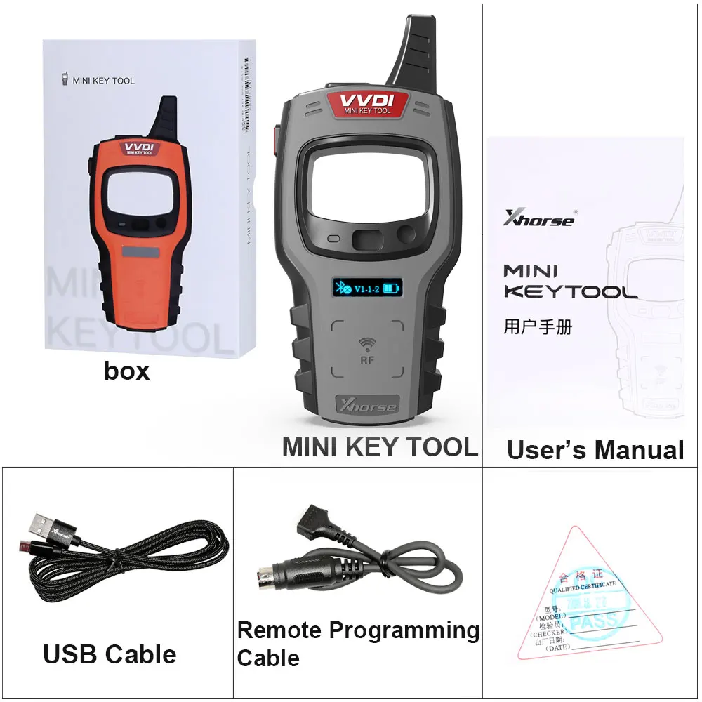 Xhorse VVDI Mini Key Tool Remote Car Key Programmer Support IOS/Android With Free ID48 96bit Function Free For Toyot G Function
Xhorse VVDI Mini Key Tool Remote Car Key Programmer Support IOS/Android With Free ID48 96bit Function Free For Toyot G Function