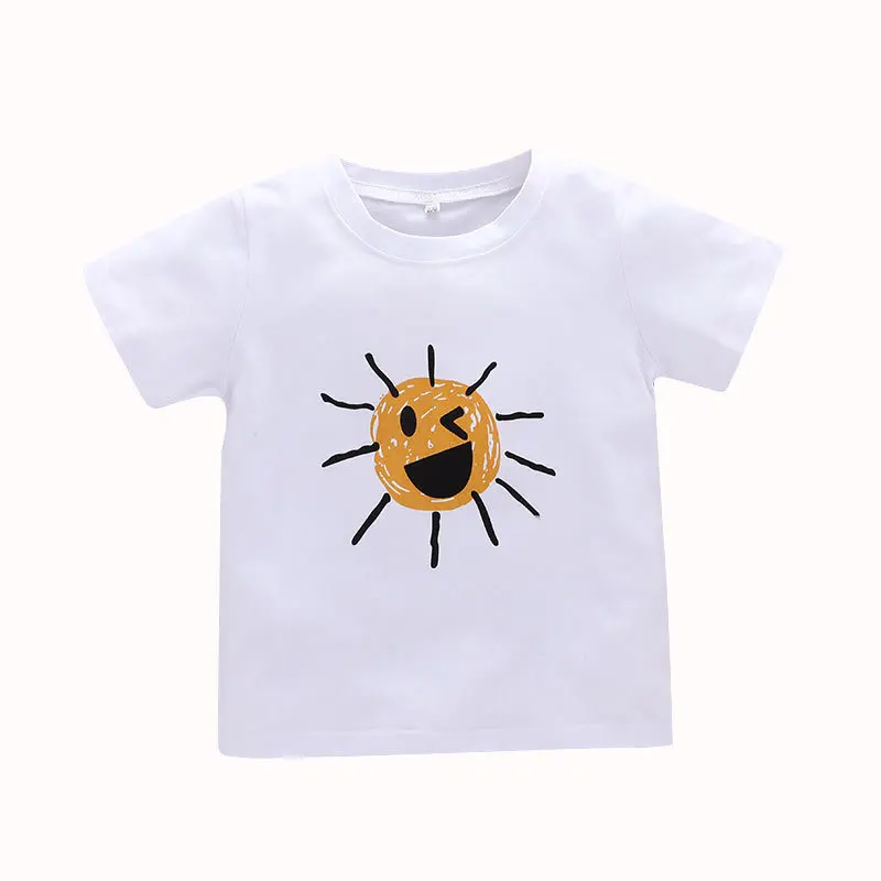 Summer Children Casual Cotton Short Sleeve O Neck Print Cartoon Sun Cute Casual Baby Girl T-shirt 9M-6T
Summer Children Casual Cotton Short Sleeve O Neck Print Cartoon Sun Cute Casual Baby Girl T-shirt 9M-6T