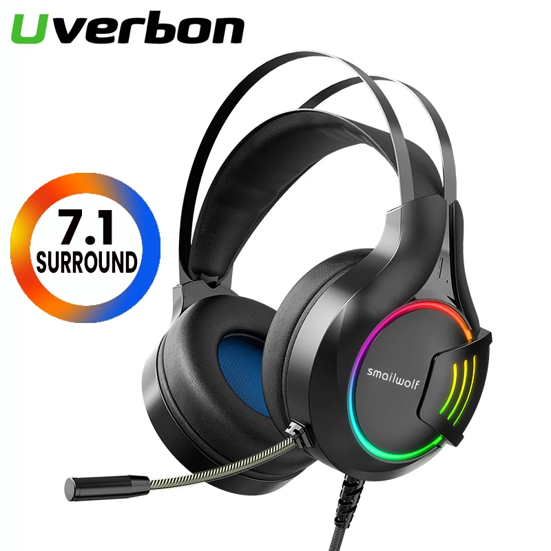 3.5mm Jack Gaming Wired Headset Stereo Sound Surround Noise Reduction Head-mounted Earphone For Laptops LED Headphone With Mic
3.5mm Jack Gaming Wired Headset Stereo Sound Surround Noise Reduction Head-mounted Earphone For Laptops LED Headphone With Mic