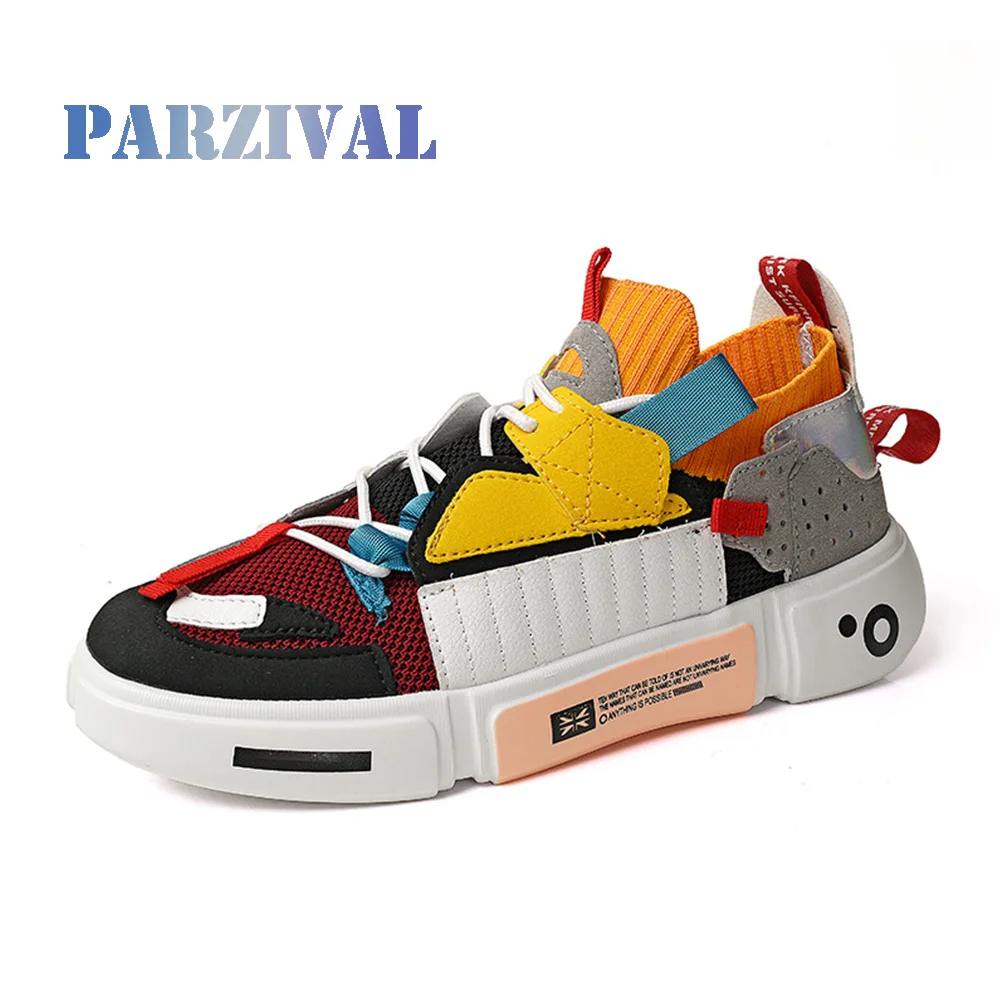 PARZIVAL Men Shoes fashion Breathable Mesh Sneakers Autumn Skateboard Shoes Comfortable Casual Shoes Outdoor Men Sneakers shoes
PARZIVAL Men Shoes fashion Breathable Mesh Sneakers Autumn Skateboard Shoes Comfortable Casual Shoes Outdoor Men Sneakers shoes