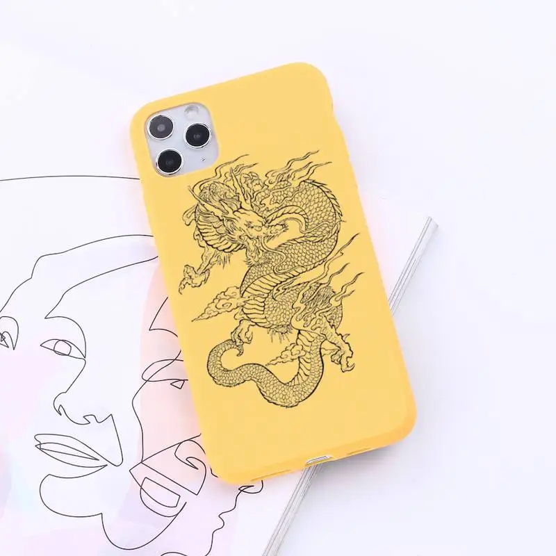 Line Chinese dragon animal Phone Case Candy Color for iPhone 6 7 8 11 12 s mini pro X XS XR MAX Plus
Line Chinese dragon animal Phone Case Candy Color for iPhone 6 7 8 11 12 s mini pro X XS XR MAX Plus