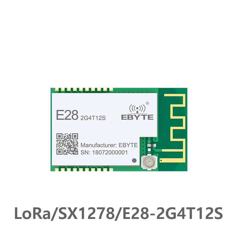 E28-2G4T12S LoRa Long Range SX1280 2.4GHz UART IPX PCB Antenna IoT uhf Wireless Transceiver Transmitter Receiver RF Module
E28-2G4T12S LoRa Long Range SX1280 2.4GHz UART IPX PCB Antenna IoT uhf Wireless Transceiver Transmitter Receiver RF Module