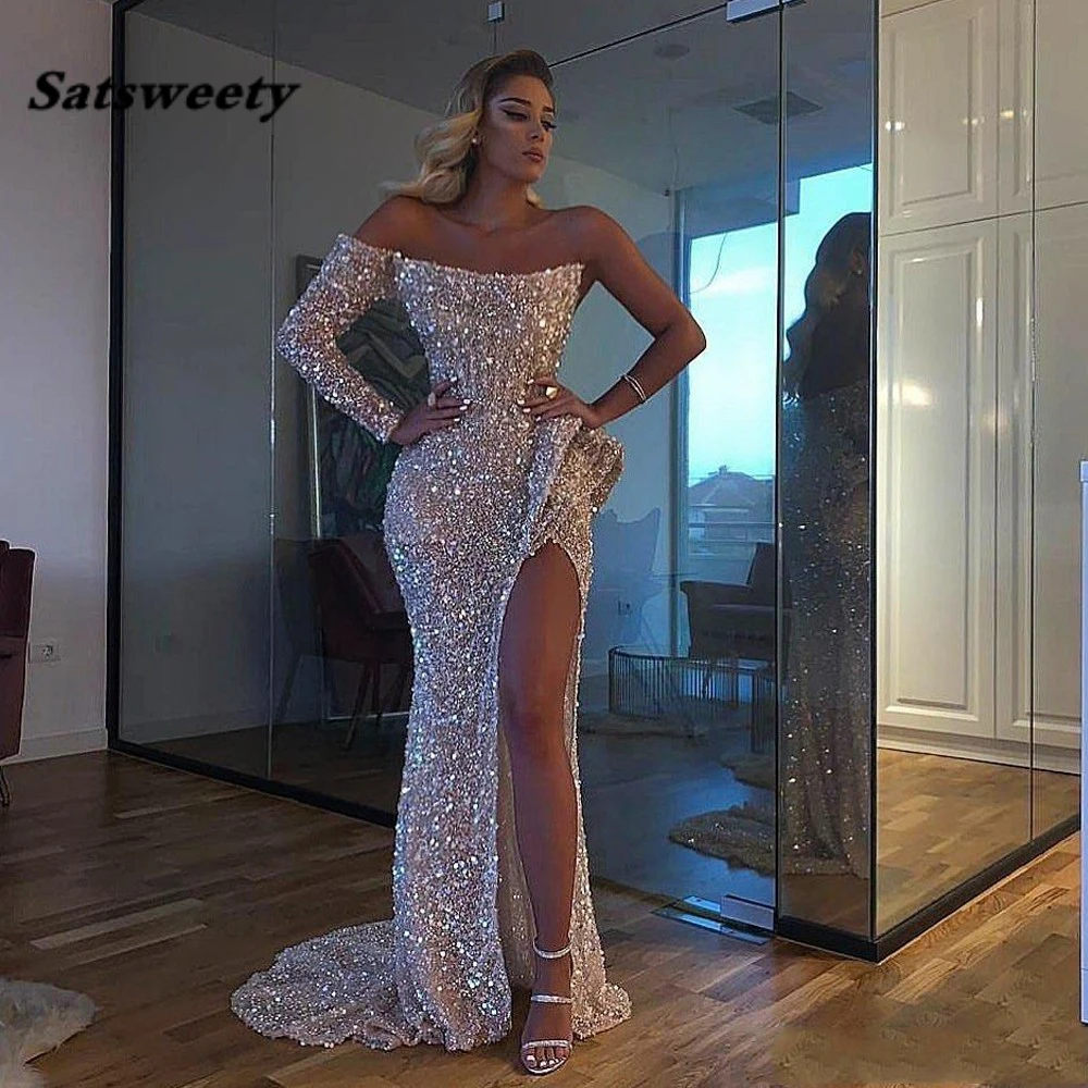 Sexy Prom Dresses Slide Split Square Collar One-Shoulder Zipper Mermaid Gowns Novia Do 2022 New Party Vestidos
Sexy Prom Dresses Slide Split Square Collar One-Shoulder Zipper Mermaid Gowns Novia Do 2022 New Party Vestidos