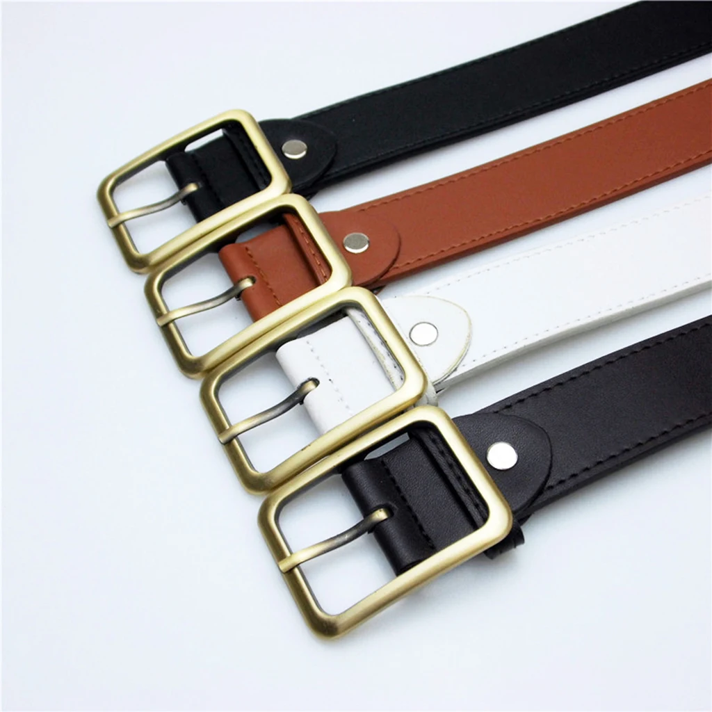 Fashion Simple PU Leather Alloy Pin Buckle Belt Casual Dress Men Women Jeans Waistband Waist Strap
Fashion Simple PU Leather Alloy Pin Buckle Belt Casual Dress Men Women Jeans Waistband Waist Strap