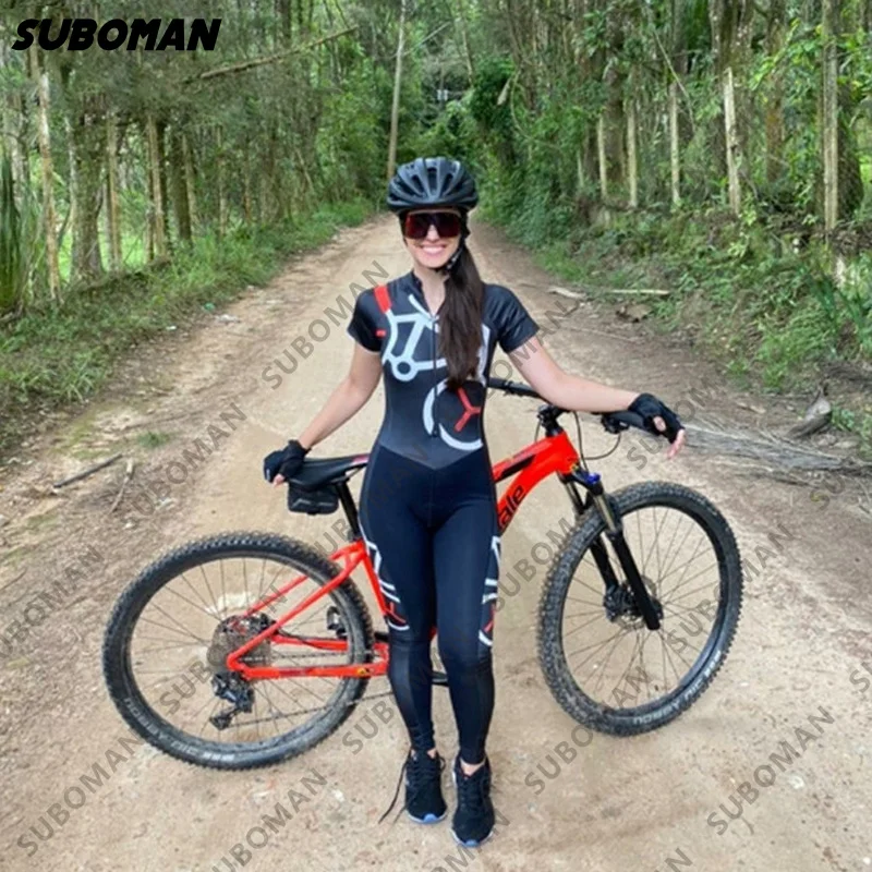 2021 new Women's short-sleeved long cycling jersey suit mountain bike triathlon trousers jumpsuit Macaquinho Ciclismo Feminino
2021 new Women's short-sleeved long cycling jersey suit mountain bike triathlon trousers jumpsuit Macaquinho Ciclismo Feminino