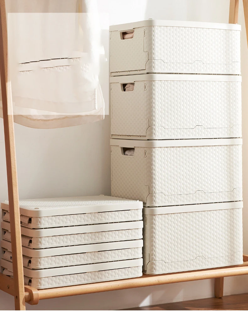 Foldable Storage Basket Desktop Box Stackable Organizer Home Containers Student Office Supplies
Foldable Storage Basket Desktop Box Stackable Organizer Home Containers Student Office Supplies