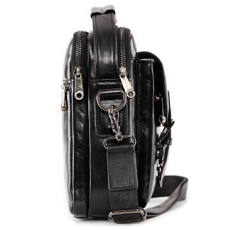 PI UNCLE Brand Men's Leather One-Shoulder Messenger Bag First Layer Leather Multifunctional Leisure Backpack
PI UNCLE Brand Men's Leather One-Shoulder Messenger Bag First Layer Leather Multifunctional Leisure Backpack