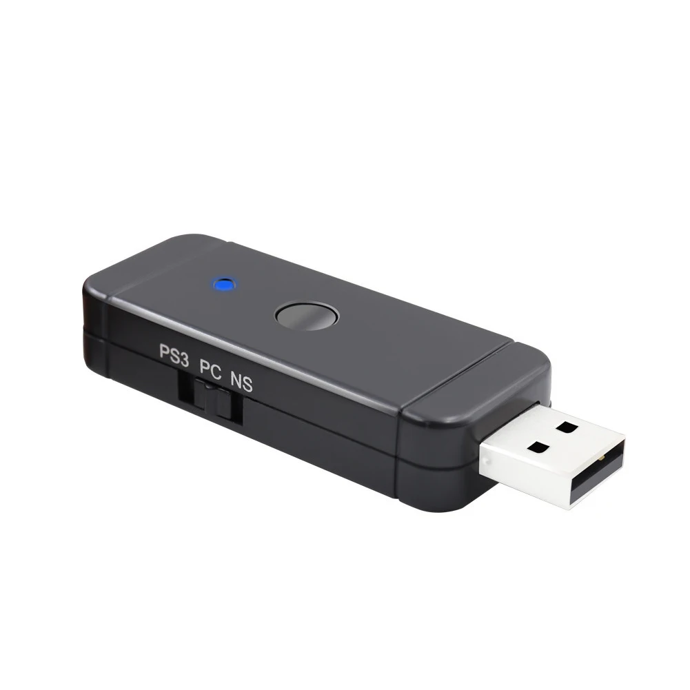 Контроллер геймпад USB адаптер тонкий контроллер USB беспроводной Bluetooth-совместимый адаптер приемник для Switch PS4 PS3
Контроллер геймпад USB адаптер тонкий контроллер USB беспроводной Bluetooth-совместимый адаптер приемник для Switch PS4 PS3