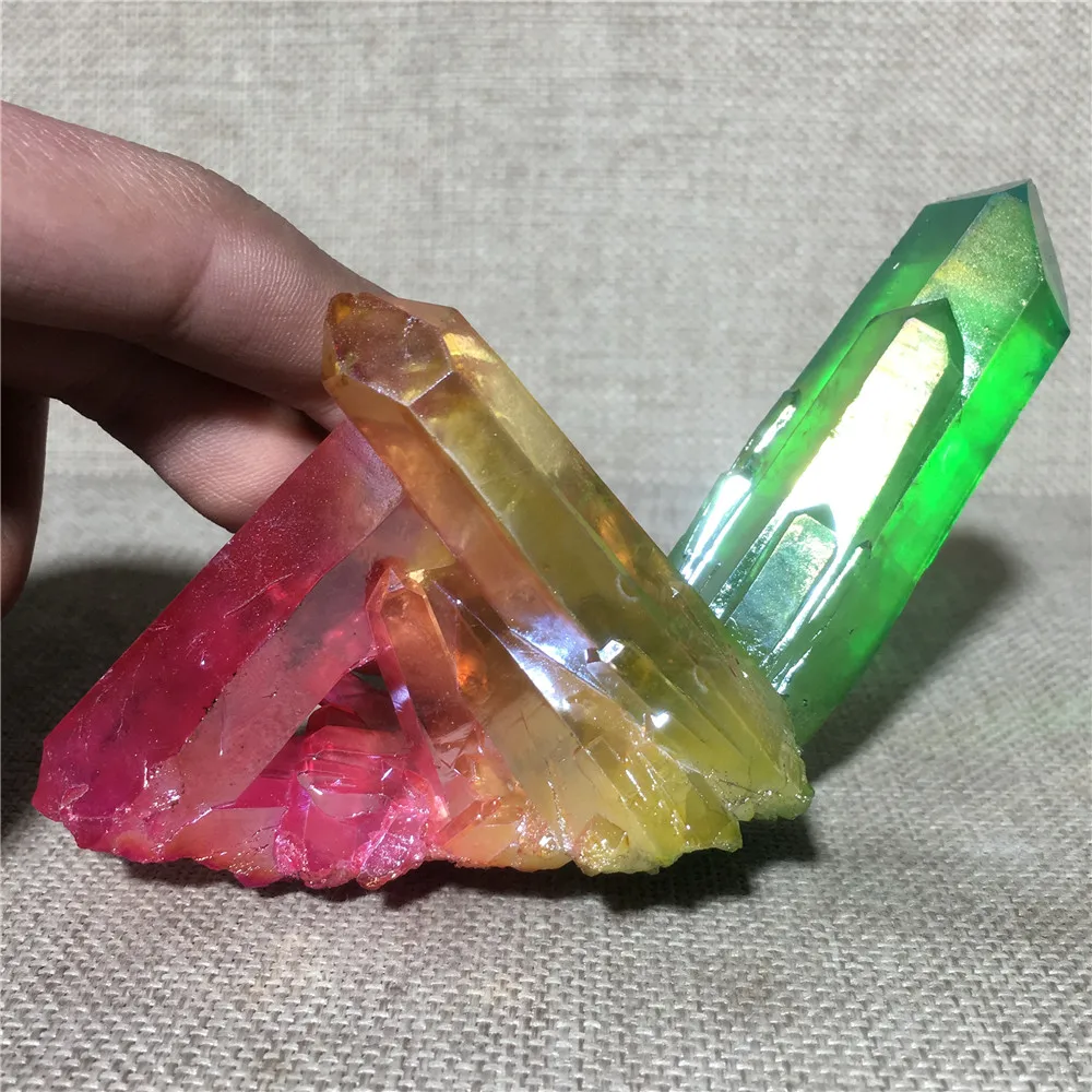 Aura Natural Crystals Cluster Quartz Gift Chakra Treatment Raw Ore Mineral Gemstones Home Decoration Reiki Healing Specimens
Aura Natural Crystals Cluster Quartz Gift Chakra Treatment Raw Ore Mineral Gemstones Home Decoration Reiki Healing Specimens