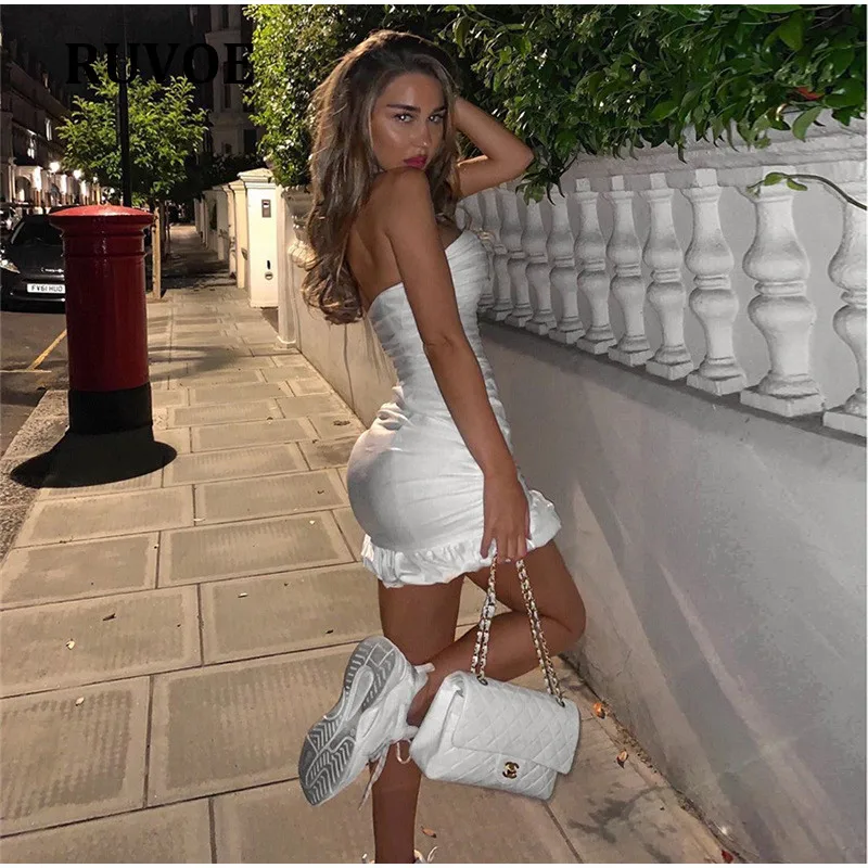 High Quality White Pleated Dress Women Sexy Strapless Mini Night Club Party Dress New Arrival Sexy Bodycon Ruched Dresses AG-68
High Quality White Pleated Dress Women Sexy Strapless Mini Night Club Party Dress New Arrival Sexy Bodycon Ruched Dresses AG-68