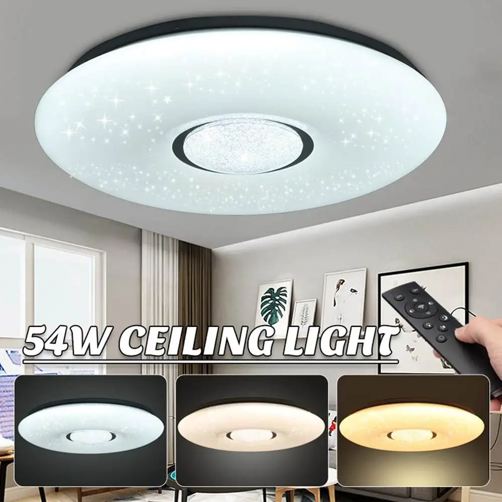 54W 2835SMD 36 LED Ceiling Lamp Led Light Bulbs Starlight Stars Sky 3-color Dimmable with Remote Control IP44 180V-240V
54W 2835SMD 36 LED Ceiling Lamp Led Light Bulbs Starlight Stars Sky 3-color Dimmable with Remote Control IP44 180V-240V