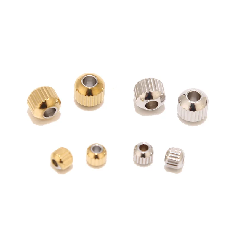 100pcs Stainless Steel Gold 4mm/6mm Tube Spacer Beads Ridged Cyclinder Loose Beads for DIY Jewelry Necklaces Bracelets Findings
100pcs Stainless Steel Gold 4mm/6mm Tube Spacer Beads Ridged Cyclinder Loose Beads for DIY Jewelry Necklaces Bracelets Findings