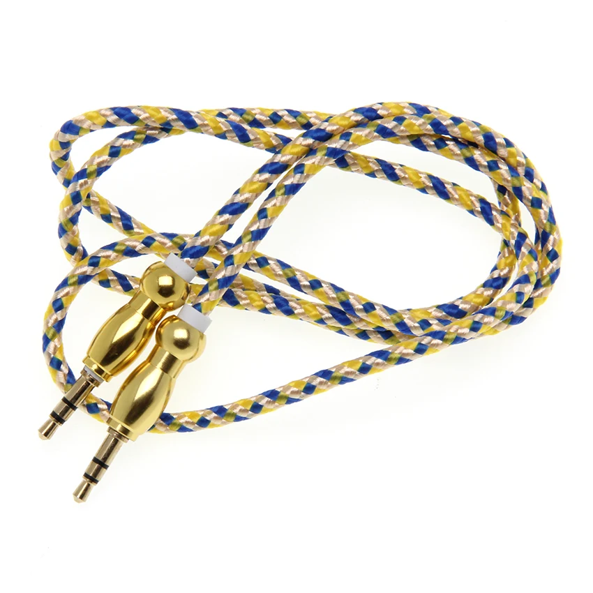 New Gold Plated Plug 3.5mm Aux Cable Male to Male Audio cable Line For Car iPhone MP3/MP4 Headphone Speaker wholesale 100pcs
New Gold Plated Plug 3.5mm Aux Cable Male to Male Audio cable Line For Car iPhone MP3/MP4 Headphone Speaker wholesale 100pcs