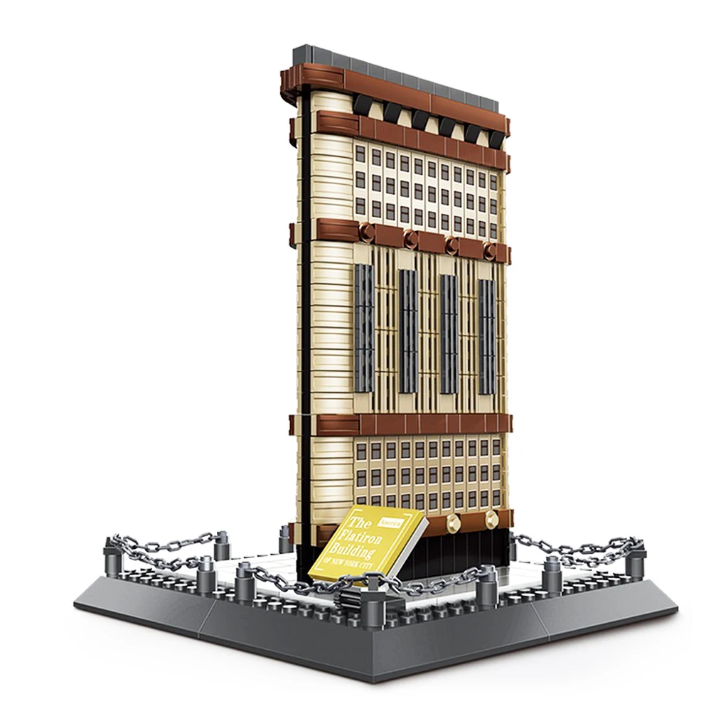Wange 4220 Famous Architecture New York Flatiron Building Granule Assembled Building Blocks House Model Toy for Children
Wange 4220 Famous Architecture New York Flatiron Building Granule Assembled Building Blocks House Model Toy for Children
