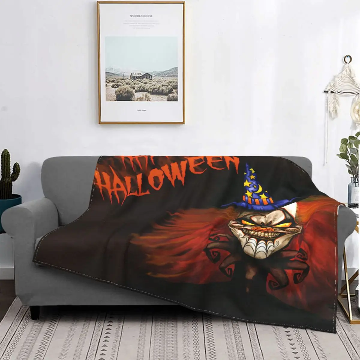 Happy Halloween Blanket Flannel Horror Pumpkin Clown Super Soft Throw Blankets for Bedroom Sofa Bedspread
Happy Halloween Blanket Flannel Horror Pumpkin Clown Super Soft Throw Blankets for Bedroom Sofa Bedspread