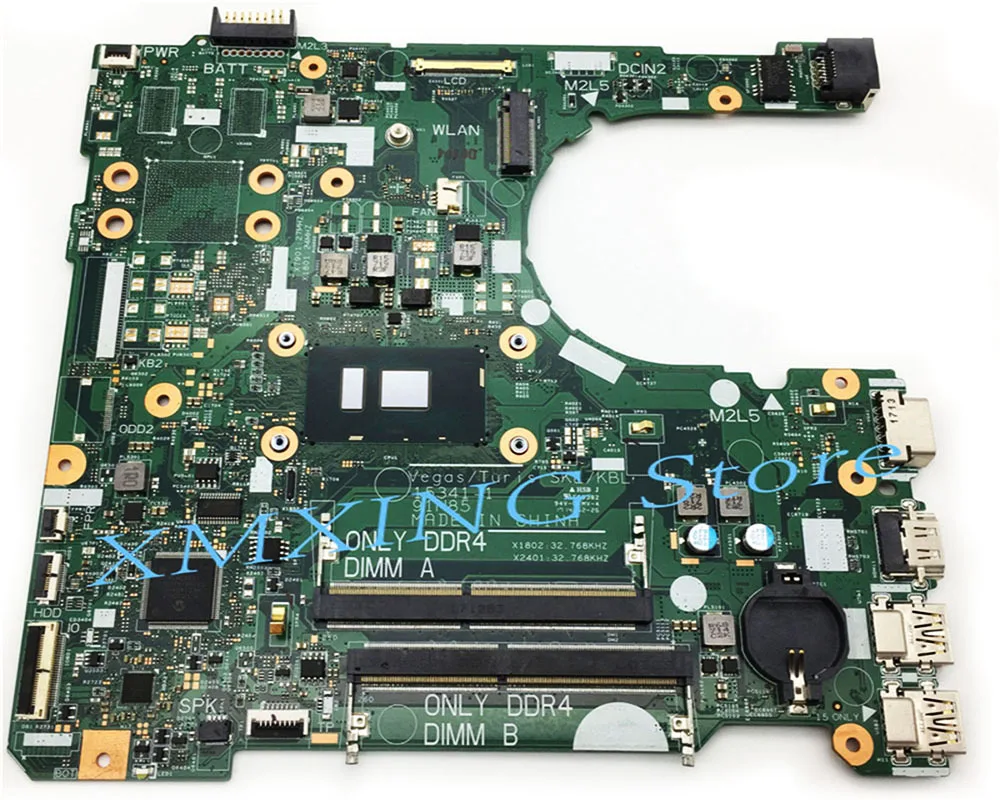 FULCOL для DELL Inspiron 15 3468 3568 материнская плата ноутбука SRZU I5 7200U CPU CN 02HKXD 2HKXD