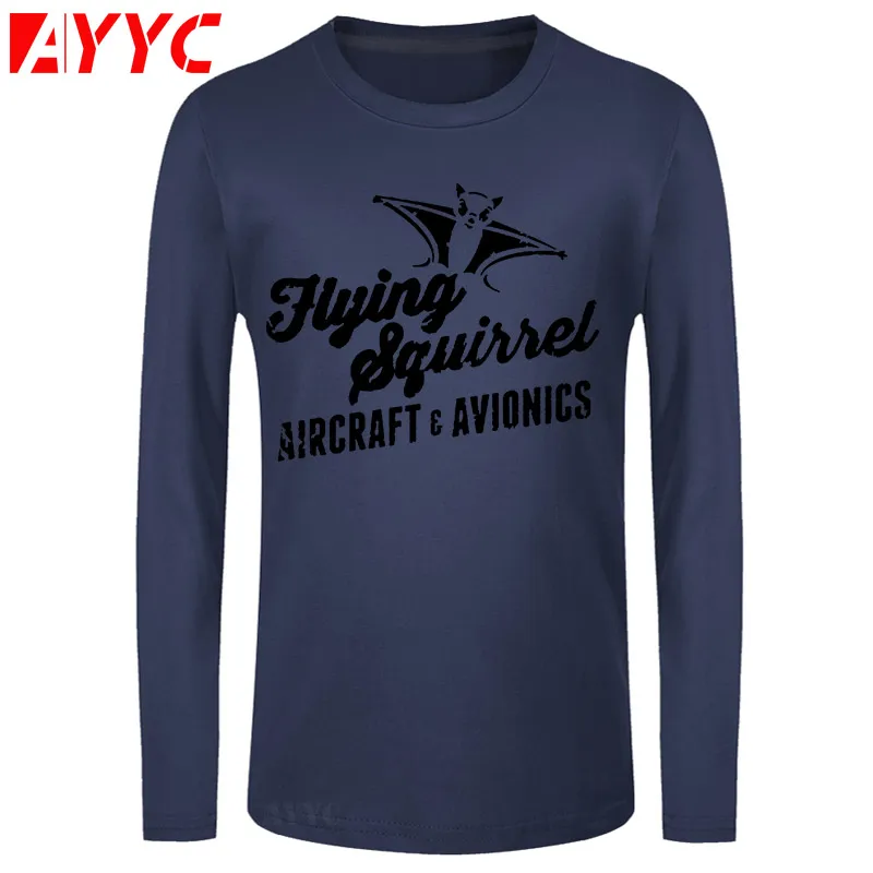 AYYC long sleeve tee 100% Cotton O-neck Custom Printed Tshirt Men T shirt Flying Squirrel Aviation - Aviation men T-Shirt
AYYC long sleeve tee 100% Cotton O-neck Custom Printed Tshirt Men T shirt Flying Squirrel Aviation - Aviation men T-Shirt