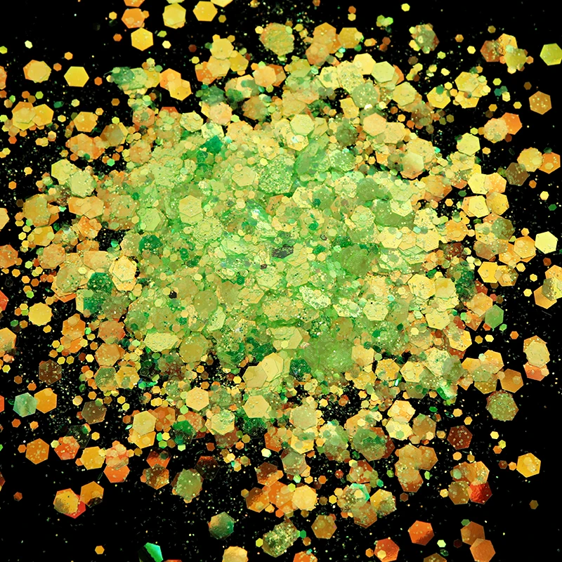 50g AB Ultra-thin Hexagon Glitter Powder Mixed Size Filling For DIY UV Epoxy Resin Silicone Molds Fillers Jewelry Crafts Making
50g AB Ultra-thin Hexagon Glitter Powder Mixed Size Filling For DIY UV Epoxy Resin Silicone Molds Fillers Jewelry Crafts Making