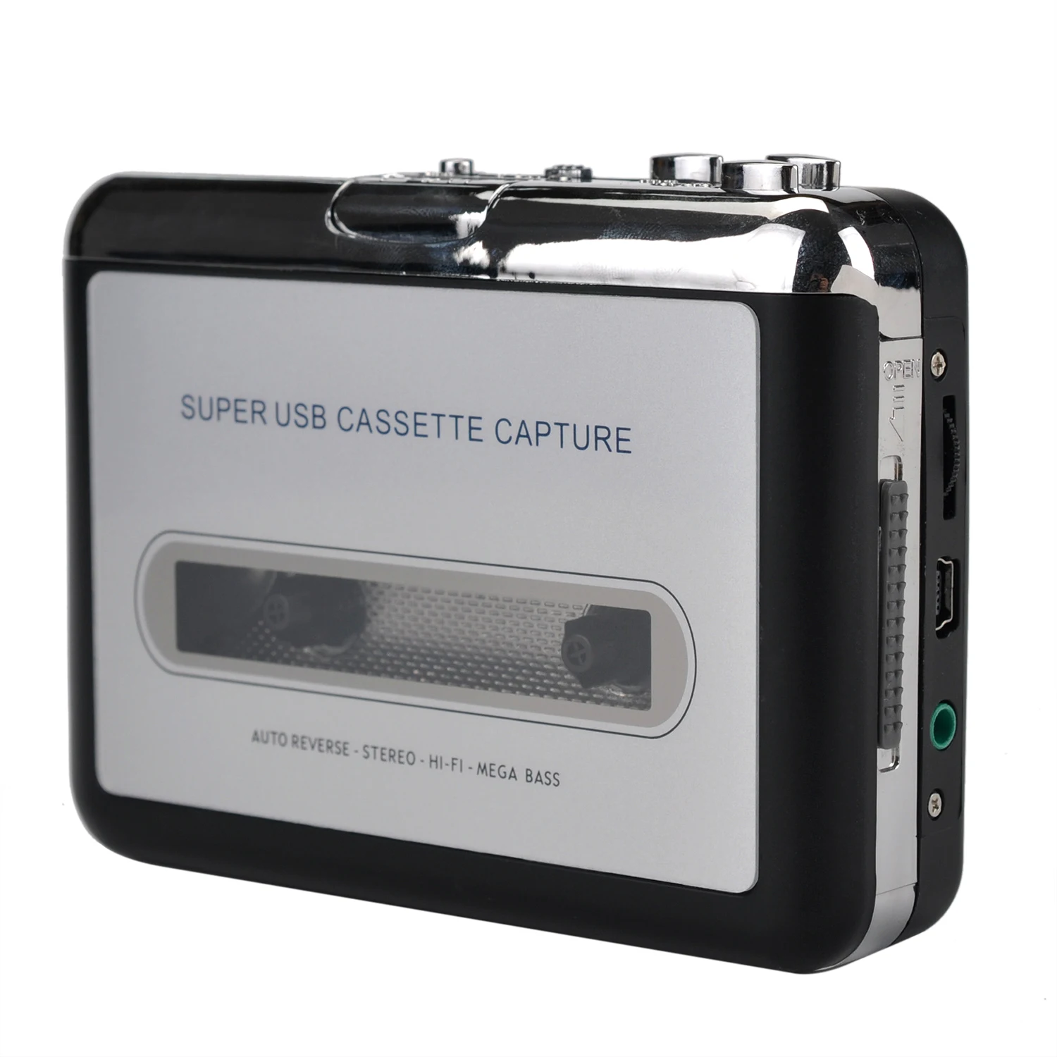 ezcap218 Super USB Cassette Capture Tape To MP3 Cassette Converter Player
ezcap218 Super USB Cassette Capture Tape To MP3 Cassette Converter Player