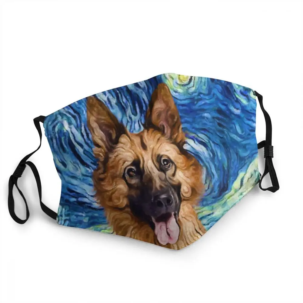 Men Starry Night Shepherd Dog Mask for Face Dustproof Funny Pet Protection Cover Respirator Reusable Mouth-Muffle
Men Starry Night Shepherd Dog Mask for Face Dustproof Funny Pet Protection Cover Respirator Reusable Mouth-Muffle