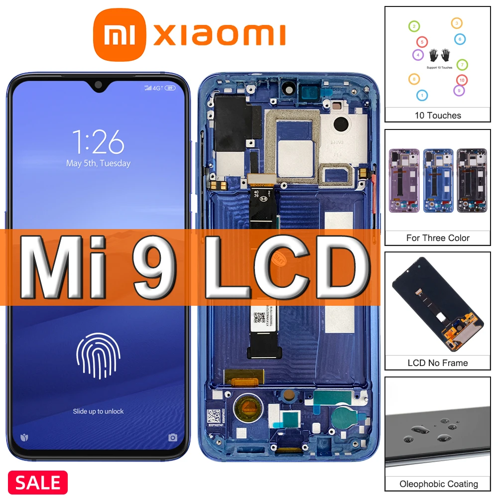 Оригинальный сменный ЖК-дисплей 6,39 ''Mi 9 для Xiaomi Mi 9, дисплей с сенсорным экраном, дигитайзер в сборе для Xiaomi Mi 9, Mi9, M9, ЖК-экран
Оригинальный сменный ЖК-дисплей 6,39 ''Mi 9 для Xiaomi Mi 9, дисплей с сенсорным экраном, дигитайзер в сборе для Xiaomi Mi 9, Mi9, M9, ЖК-экран