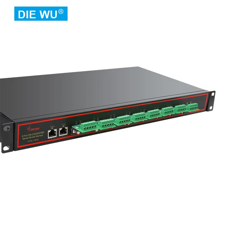 TXI040 Industrial Control Serial Server 8 Ports RS232 / RS485/ RS422 Serial Port to Ethernet Switch Transmission Equipment
TXI040 Industrial Control Serial Server 8 Ports RS232 / RS485/ RS422 Serial Port to Ethernet Switch Transmission Equipment